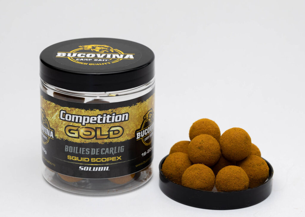 BUCOVINA CARP BAITS COMPETITION GOLD SCOPEX SQUID 18-20MM SOLUBILE
