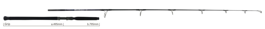 YAMAGA BLANKS BLUE SNIPER 81/8 FLX-MODE 60-180g max.PE8 15kg
