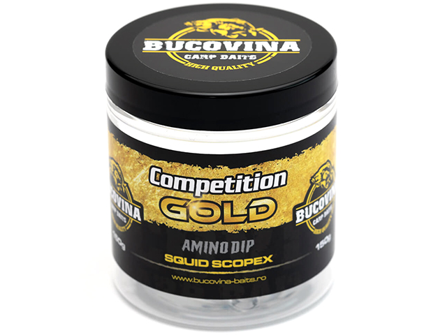 BUCOVINA CARP BAITS COMPETITION GOLD AMINO DIP SQUID SCOPEX
