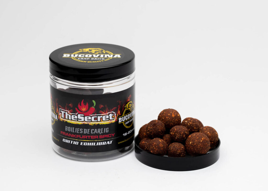 BUCOVINA CARP BAITS THE SECRET FRANKFURTER SPICY 16-20MM CRITIC ECHILIBRAT