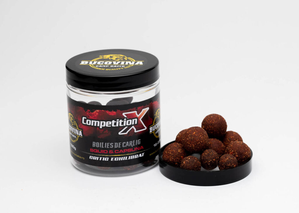 BUCOVINA CARP BAITS COMPETITION X 16-20MM SQUID & CAPSUNA ECHILIBRAT