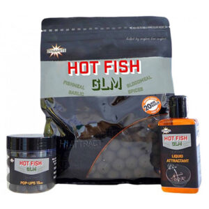DYNAMITE BAITS BOILIES HOT FISH GLM 1kg