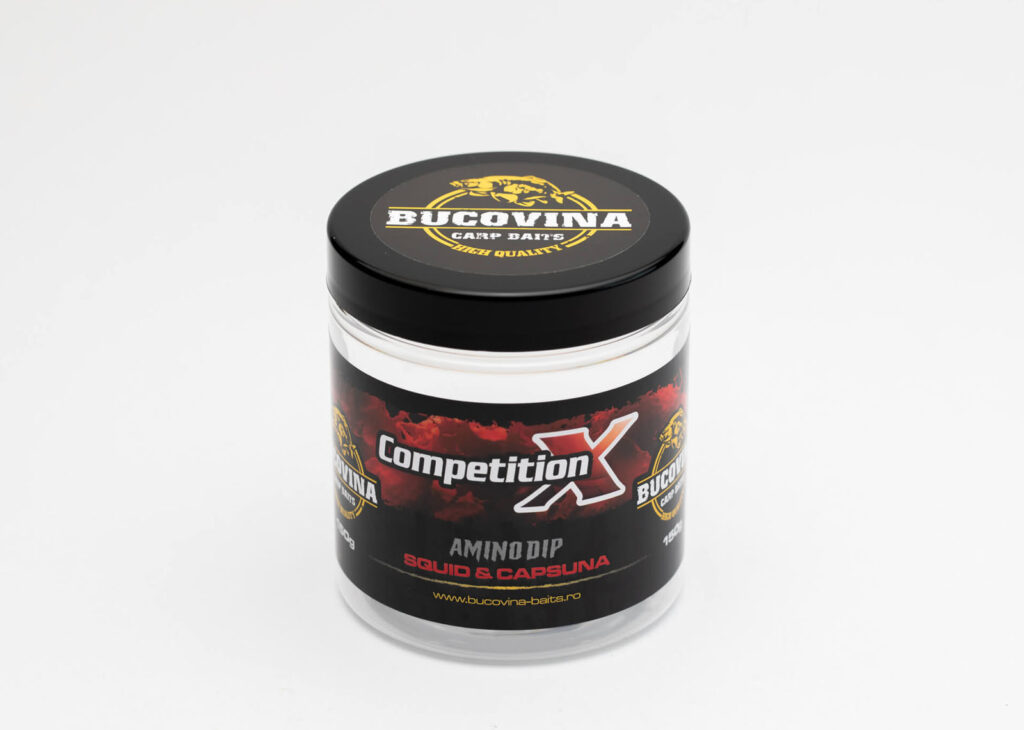 BUCOVINA CARP BAITS COMPETITION X AMINO DIP SQUID & CAPSUNA