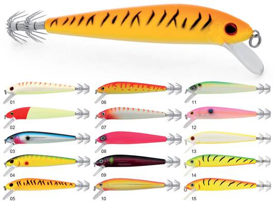 SEIKA DRAGON SQUID TROLLING LURE 105MM 12G SINKING