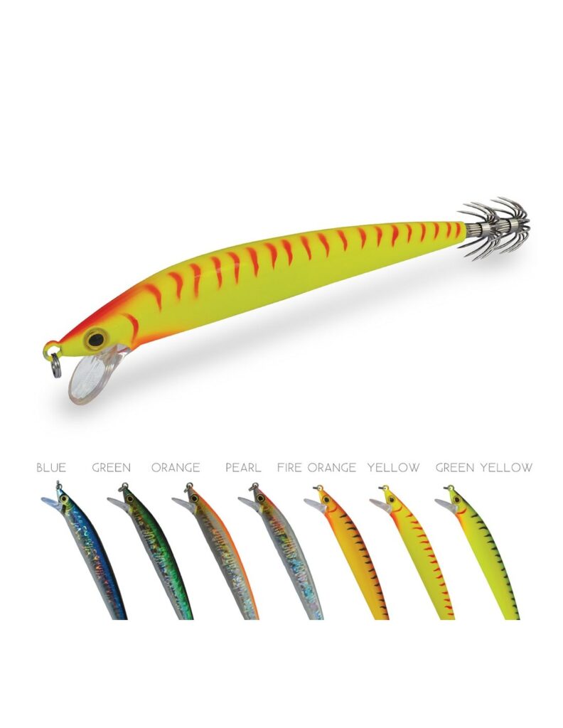 DTD SARDINA CALAMARI 100mm GREEN YELLOW