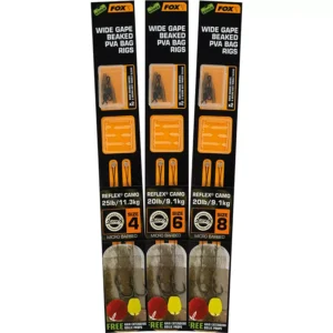 FOX EDGES ARMA POINT WIDE GAPE PVA VREČKE RIGS 4