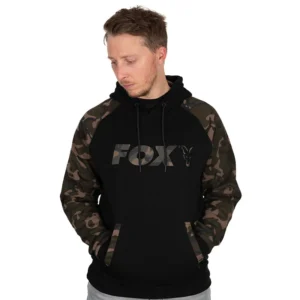 SUDADERA RAGLÁN FOX NEGRO CAMUFLAJE