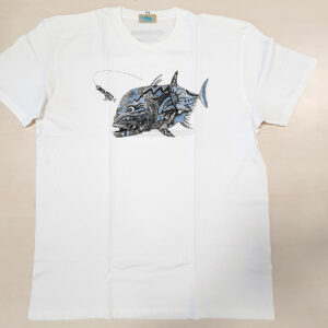 FISHERMAN GT TATOO T-SHIRT WEIß/BLAU