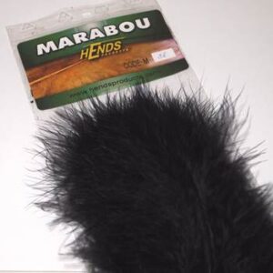 HENDS MARABOU PERJE Crno