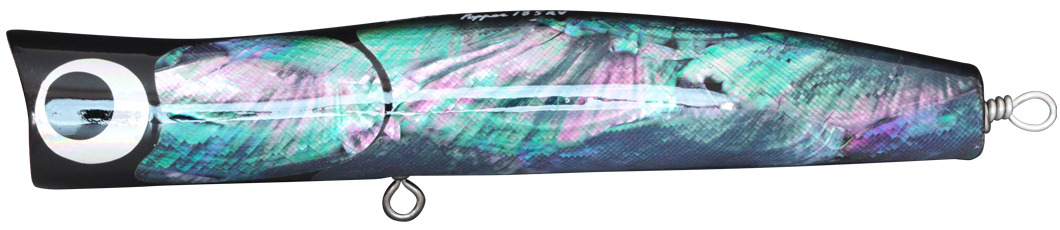 HOTS KEIKO OCEAN RV185 CUSTOM ABALONE POPPER HANDMADE IN JAPAN 185mm 75g #NANYOUGAI