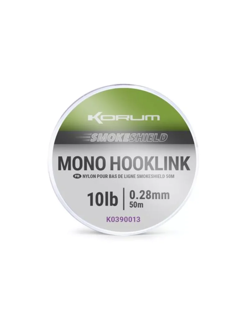 KORUM SMOKESHIELD MONO HOOKLINK 50m