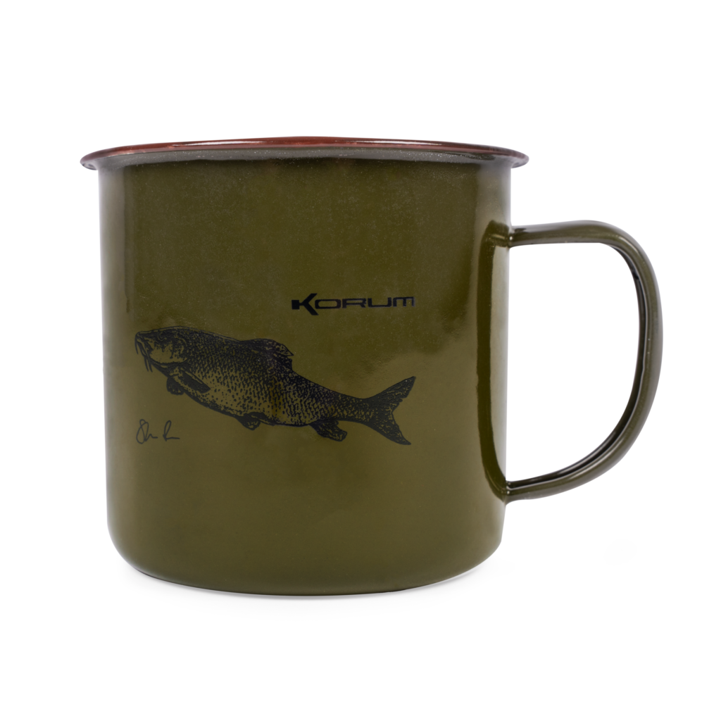 KORUM ENAMEL MUG BARBEL