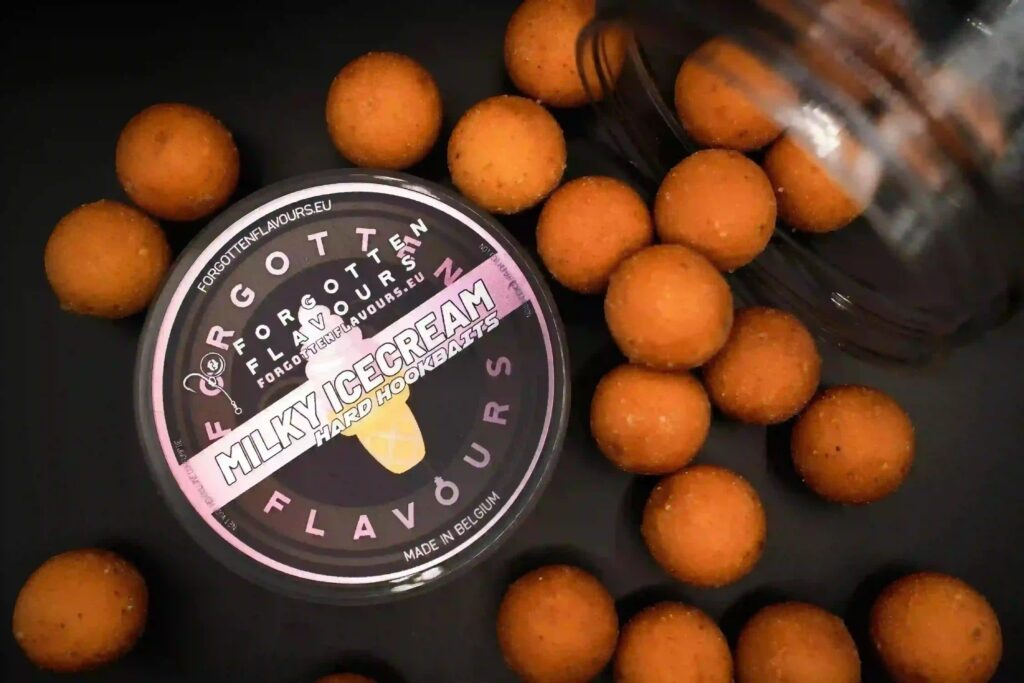 FORGOTTEN FLAVOURS MILKY ICE CREAM HARD HOOKBAITS 20MM