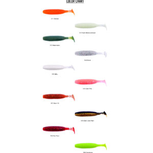 BLACK HOLE CALYPSO EDGE SHAD WORM 3-palčni 6 kosov