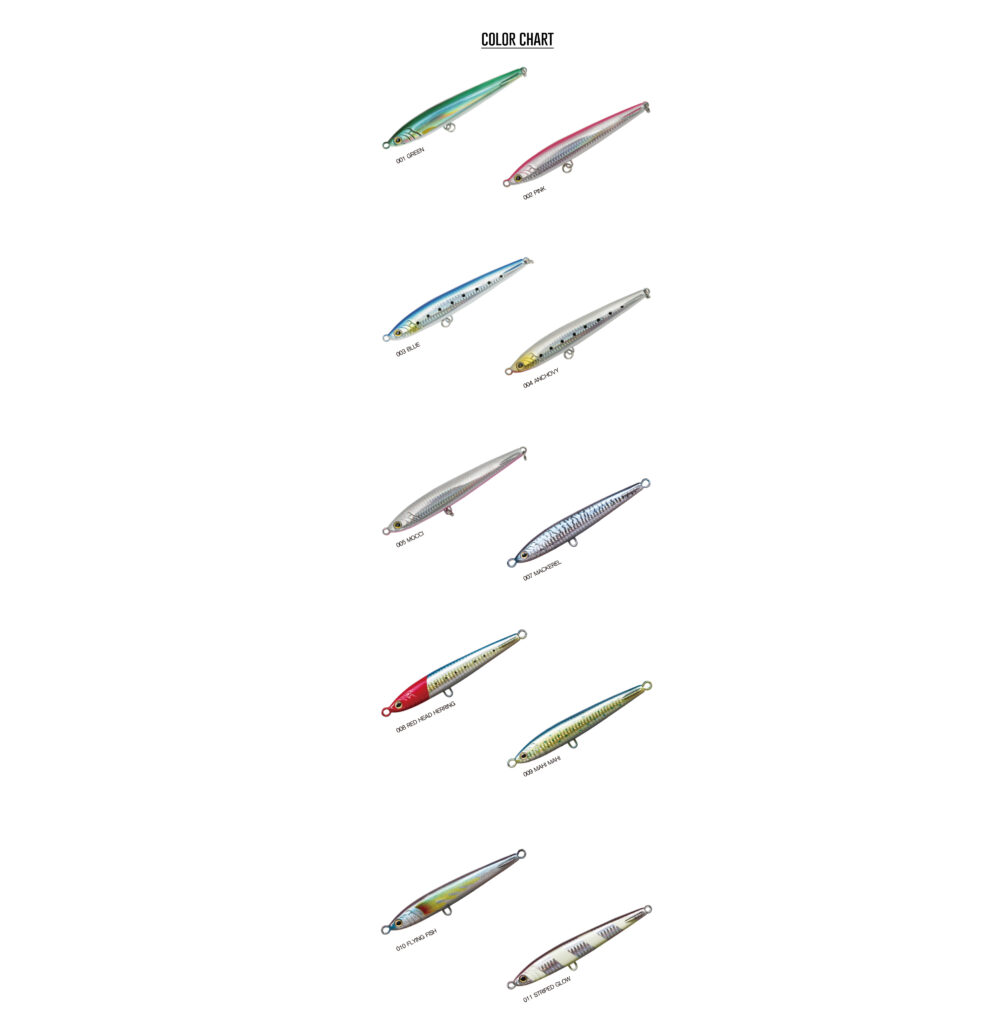 BLACK HOLE CALYPSO MONSTER PENCIL SINKING 16cm 110g