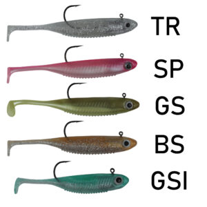 NESA LURES SEA BASS SHAD 12cm 28g 2 Stück