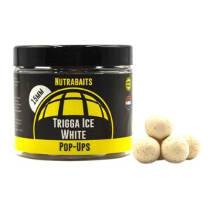 NUTRABAITS TRIGGA WHITE POP UPS 15mm