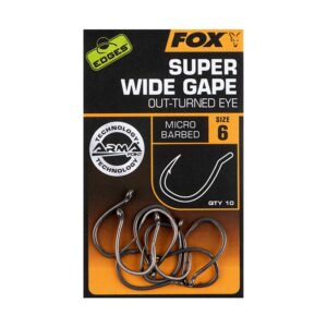 ANZUELO FOX SUPER WIDE GAPE CON OJO DESVIADO HACIA FUERA