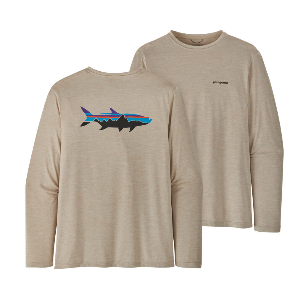 PATAGONIA L/S CAP COOL DAILY FISH GRAPHIC FZPX M