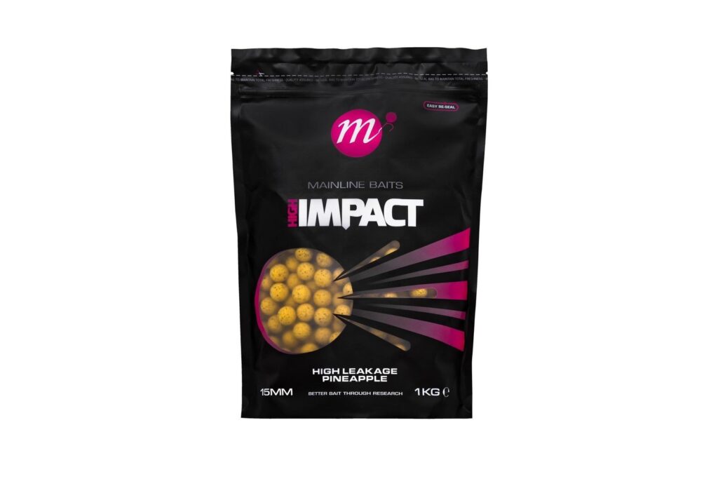 MAINLINE BAITS HIGH IMPACT HIGH LEAKAGE PINEAPPLE 15MM 1KG