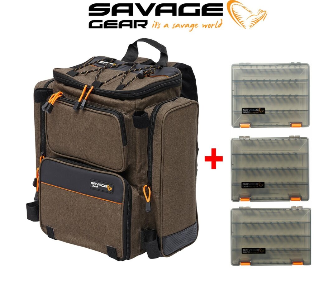SAVAGE GEAR SPECIALIST RUCKSACK 23L W 3 BOXES 40X38X23CM