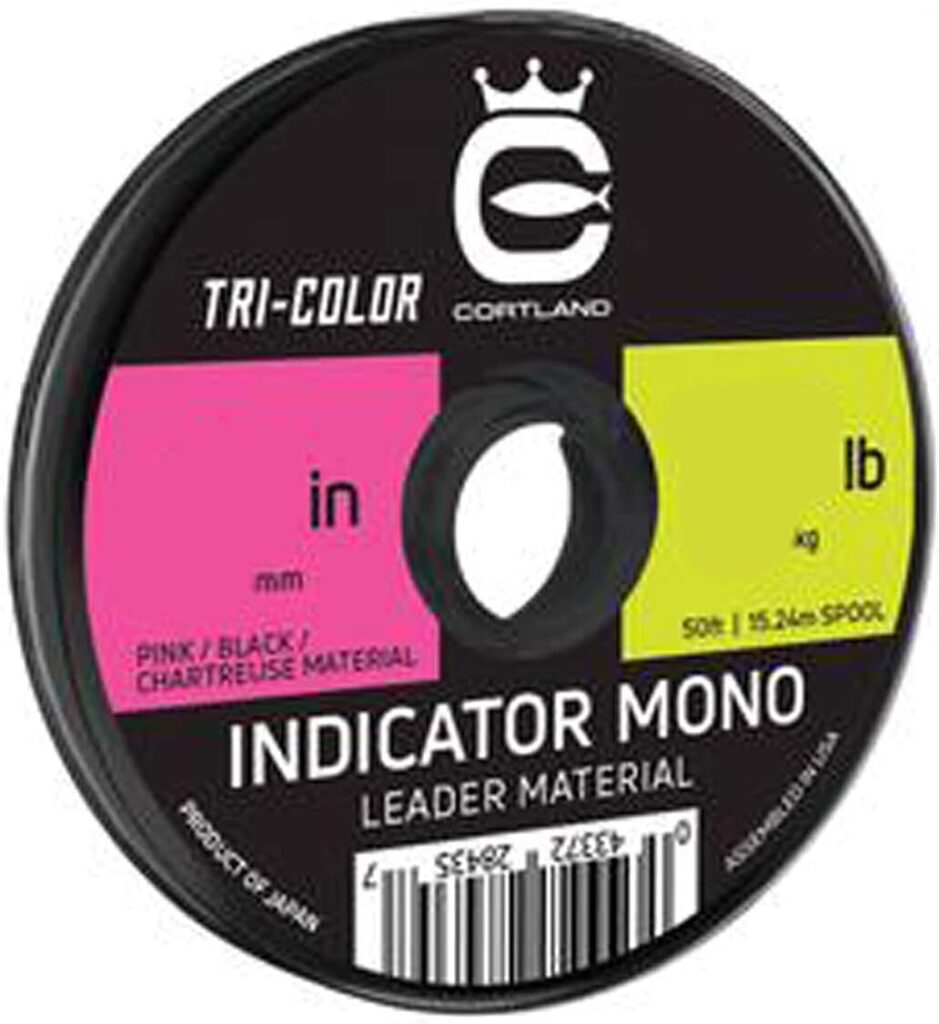 CORTLAND INDICATOR MONO TRI-COLOR 50ft (0.152mm/5.5lb)