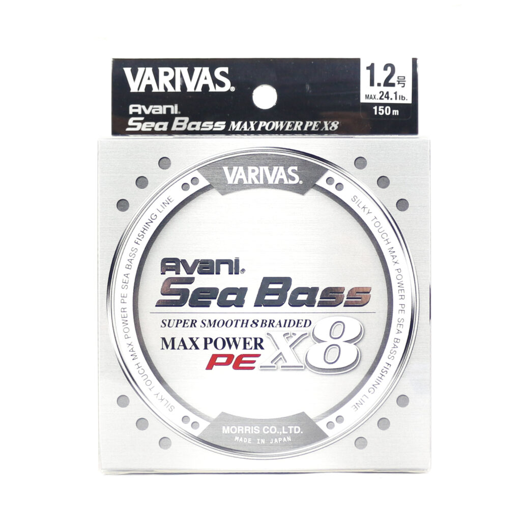 VARIVAS AVANI SEABASS MAX POWER PEX8 SUPER SMOOTH 150m SILKY GRAY