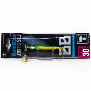 JACKALL BAMBLUZ TUNGSTEN CASTING JIG 30g #GREEN GOLD HOLO