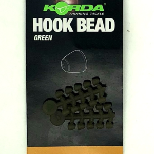 KORDA HOOK BEADS GREEN MEDIUM