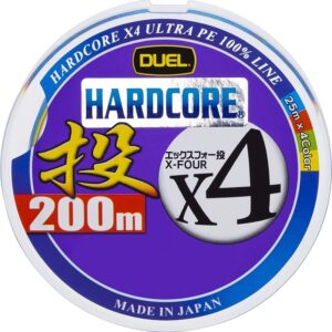 DUEL HARDCORE X4 200m #0.5 9lbs