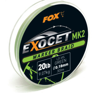 FOX EXOCET MK2 MARKER PLETENICA 20lb 0.18mm 300m ZELENA