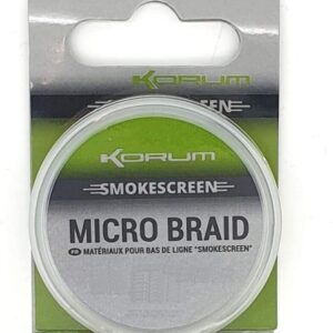KORUM SMOKESCREEN MICRO BRAID 15lb 10m