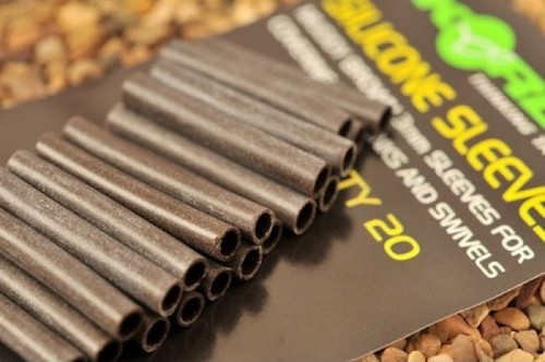 KORDA SILICONE SLEEVES CAMO GREEN 3MM