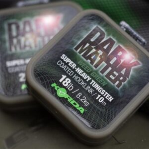 KORDA DARK MATTER SUPER HEAVY TUNGSTEN PREMAZAN HOOKLINK 25lb