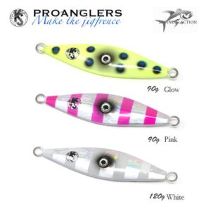 KS PROANGLERS SLOW JIG 90g #ZEBRA ROSE/PINK
