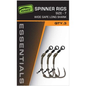 FOX SPINNER RIGS WIDE GAPE LONGSHANK