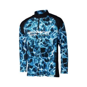 SAVAGE GEAR MARINE LANGARM TEE SEA BLUE