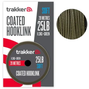 TRAKKER SOFT COATED HOOKLINK 25lb 20m