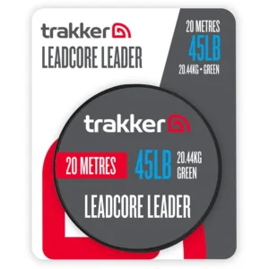 TRAKKER LEADCORE LEADER 45lb 20m ZELEN