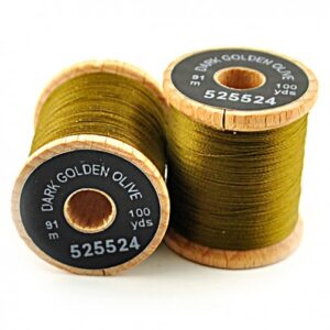 KNAPEK BINDEGARN 4/0 DUNKEL GOLDEN OLIV