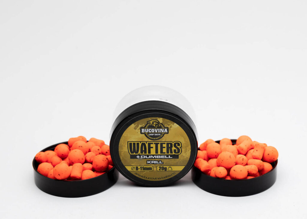 BUCOVINA CARP BAITS WAFTERS DUMBELL KRILL 14MM 20G