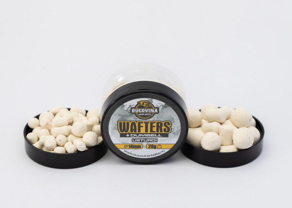 BUCOVINA CARP BAITS WAFTERS DUMBELL GARLIC 14MM 20G