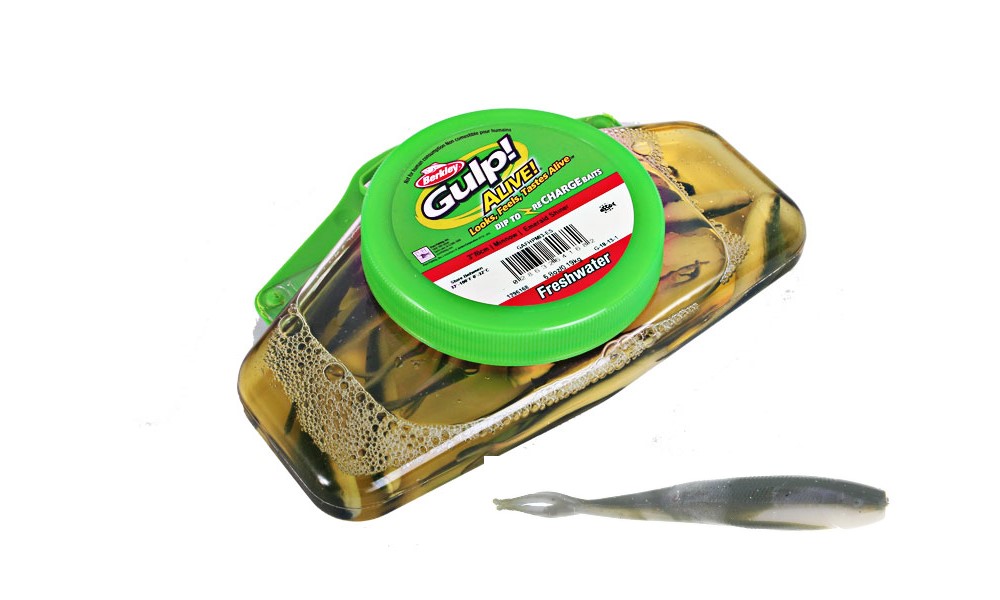 BERKLEY GULP MINNOW EMERALD SHINER10cm