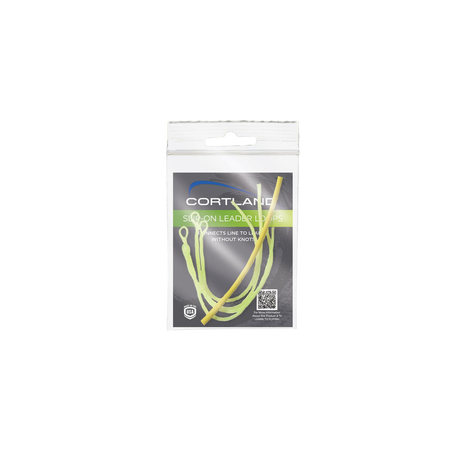 CORTLAND SLIP ON LEADER LOOPS 50LB 8-15WT YELLOW 4PCS
