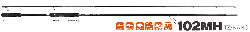 YAMAGA BLANKS BALLISTICK 102MH TZ NANO