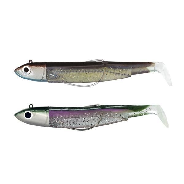 FIIISH BLACK MINNOW DOUBLE COMBO OFFSHORE 140mm 40G #SEXY BROWN/GREN MORNING