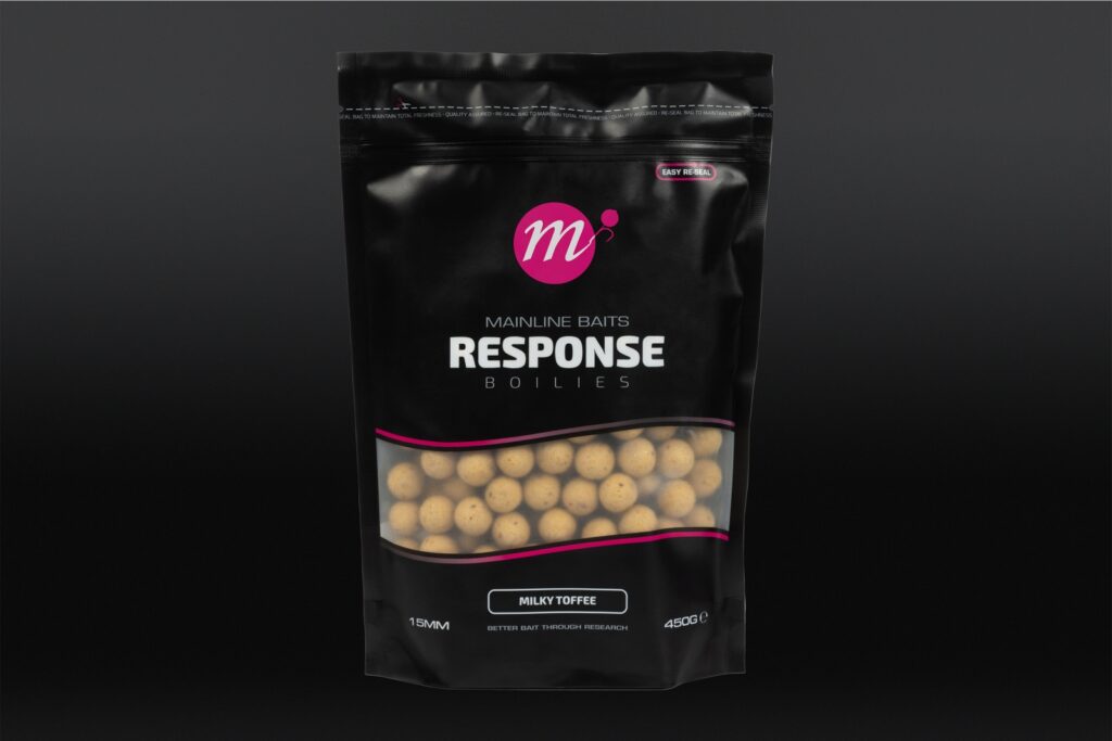 MAINLINE RESPONSE BOILIES MILKY TOFFEE 15MM 400G