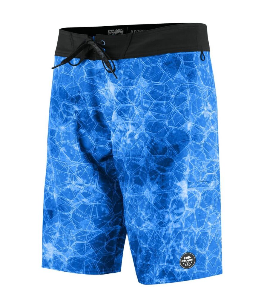 PELAGIC HYDRO-LITE HEXED BOARDSHORT BLUE