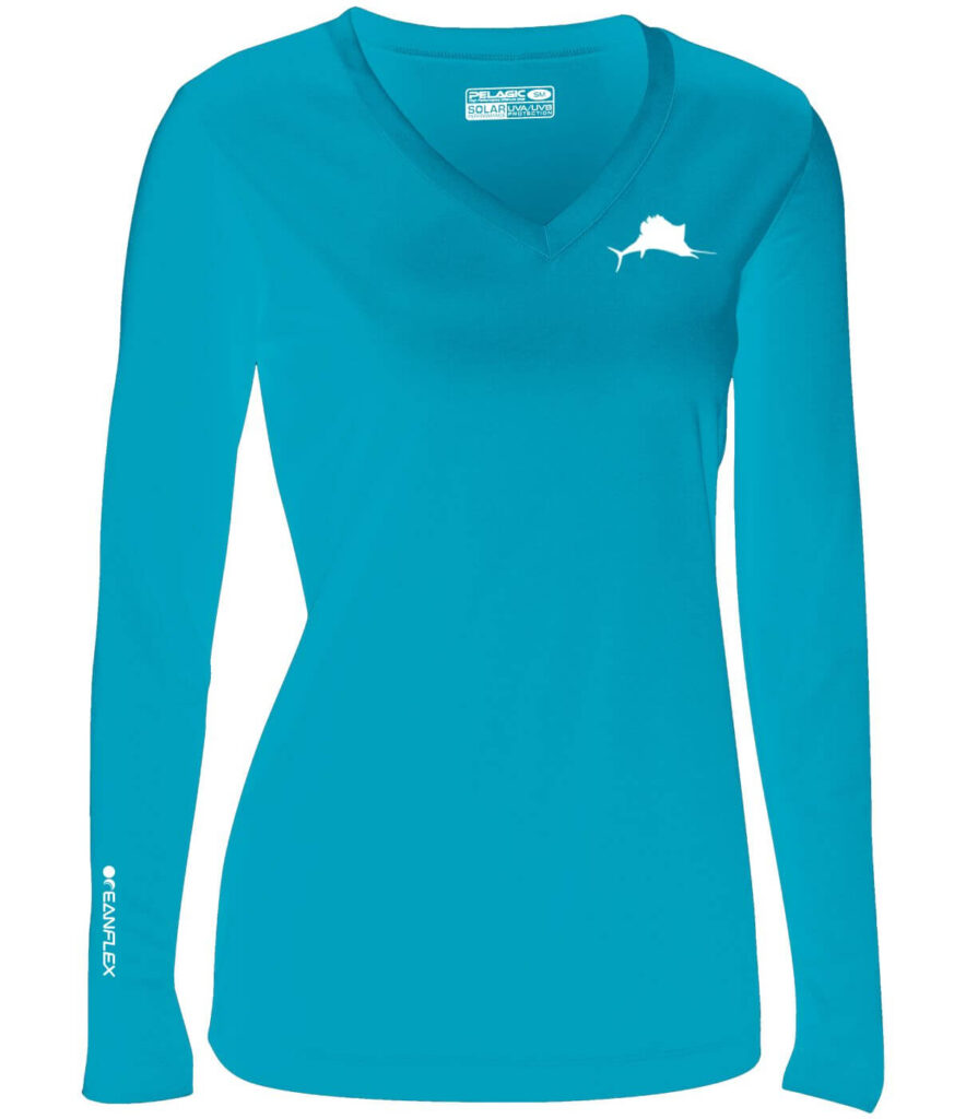 PELAGIC WOMEN SOLAR PERFORMANCE LS aqua