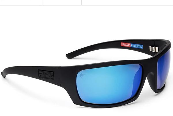 PELAGIC THE MACK MATTE BLACK BLUE MIRROR